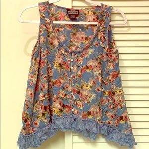 Floral fancy tank